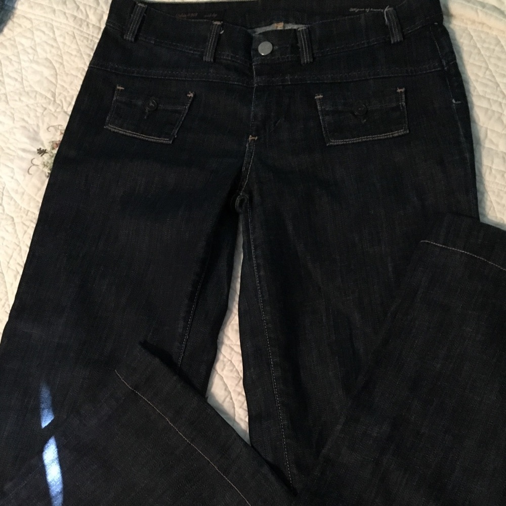 Citizens of Humanity Wide Leg Jeans Dark Wash NWOT